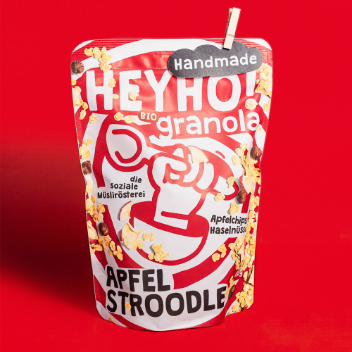 APFEL STROODLE - mit Apfelchips & Haselnüssen - HEYHO Classic Glas