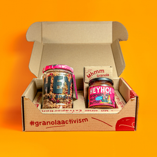 Weihnachtliches HEYHO-Geschenk mit zwei Gläsern