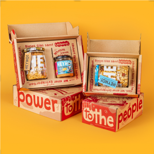 Weihnachtliches HEYHO-Geschenk mit zwei Gläsern