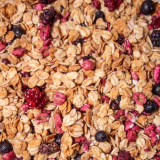 Berry Berry Disco Granola - mit Beerenmix & Dinkelpops - HEYHO Classic Glas
