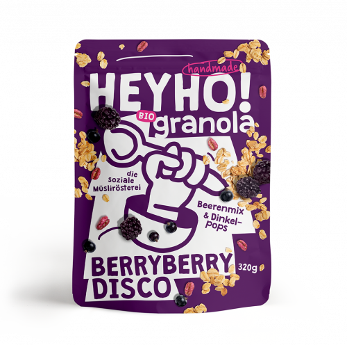 BERRY BERRY DISCO - mit Beerenmix & Dinkelpops - 320 g Beutel